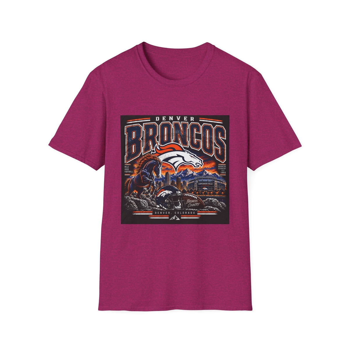 Denver Broncos Mile High Pride - Classic Tee