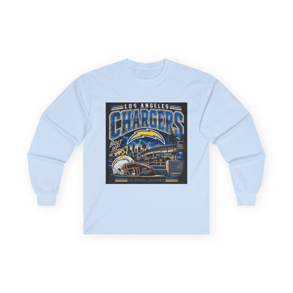Los Angeles Chargers Bolt Up - Unisex Ultra Cotton Long Sleeve Tee