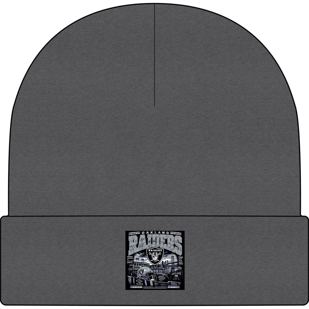 Oakland Raiders Black Heritage - AS Colour 1107 Cuff Beanie