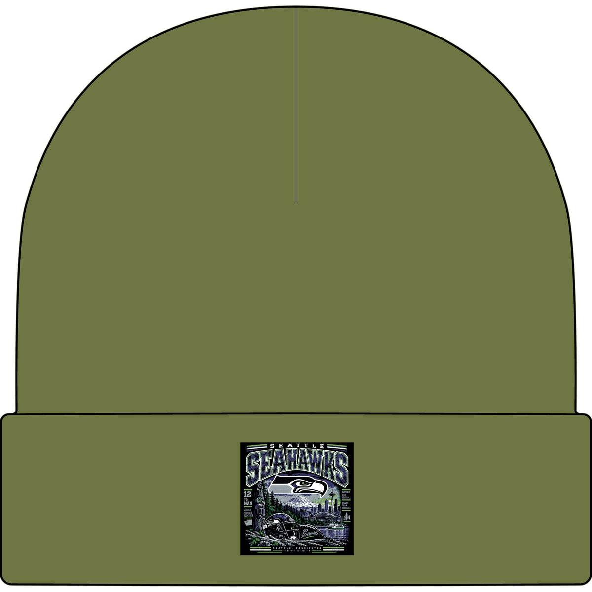 Seattle Seahawks Pride - AS Colour 1107 Cuff Beanie