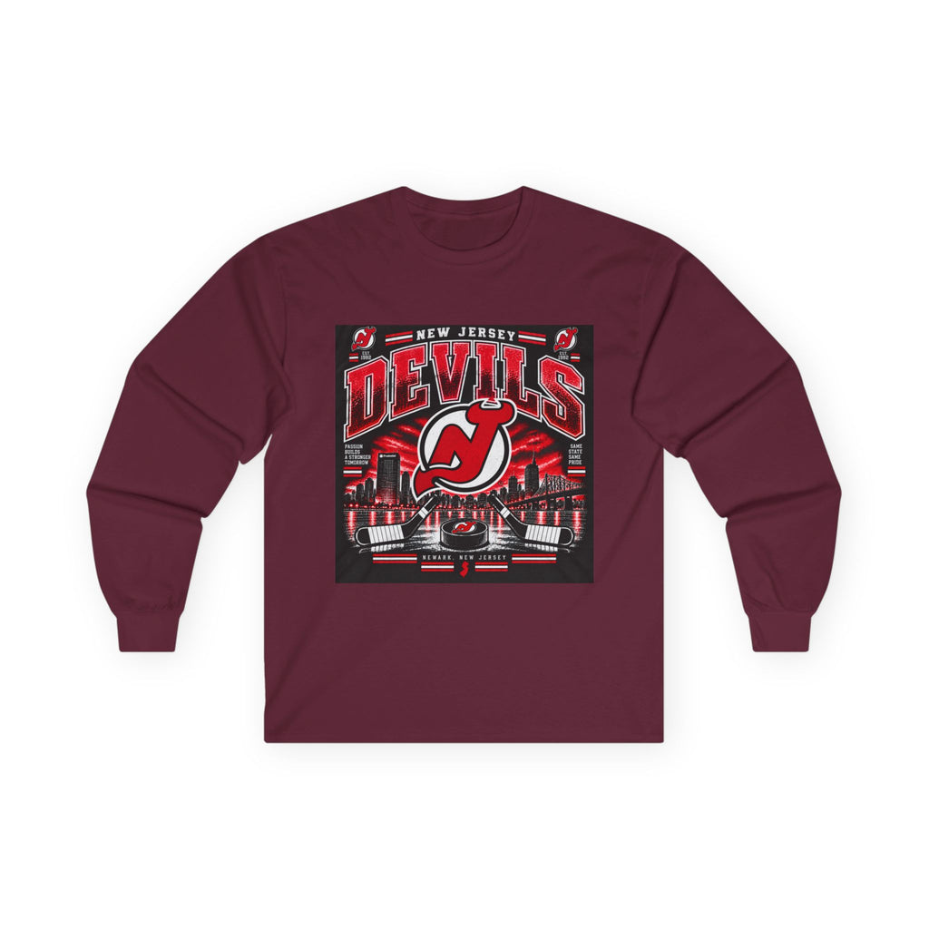 New Jersey Devils - Unisex Ultra Cotton Long Sleeve Tee