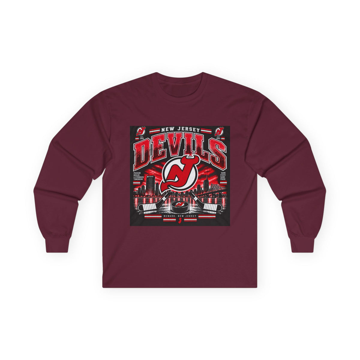 New Jersey Devils - Unisex Ultra Cotton Long Sleeve Tee