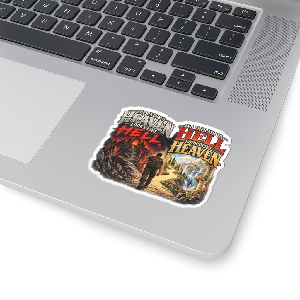 Path To Heaven Path To Hell - Kiss-Cut Sticker