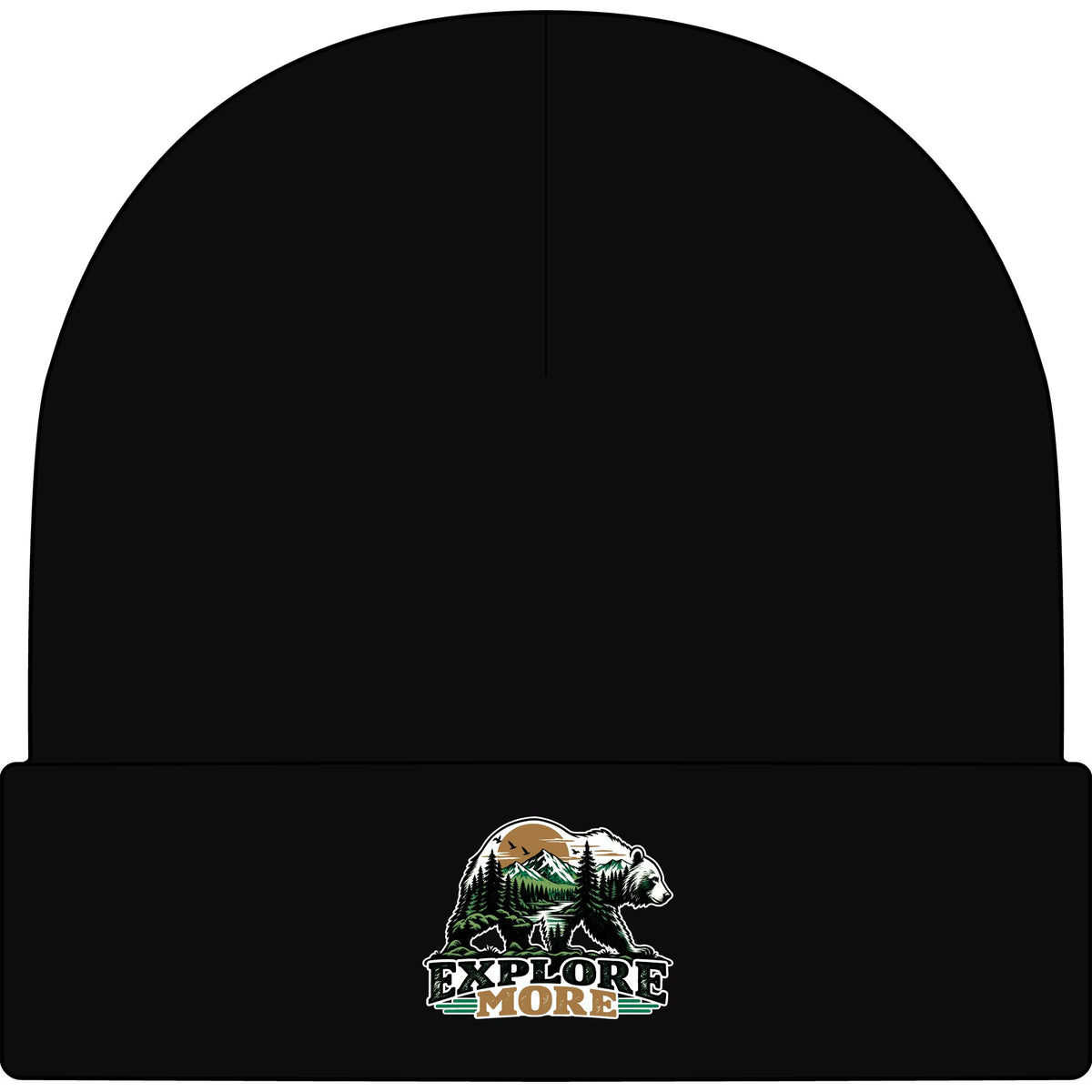 Explore More Bear - AS Colour 1107 Cuff Beanie