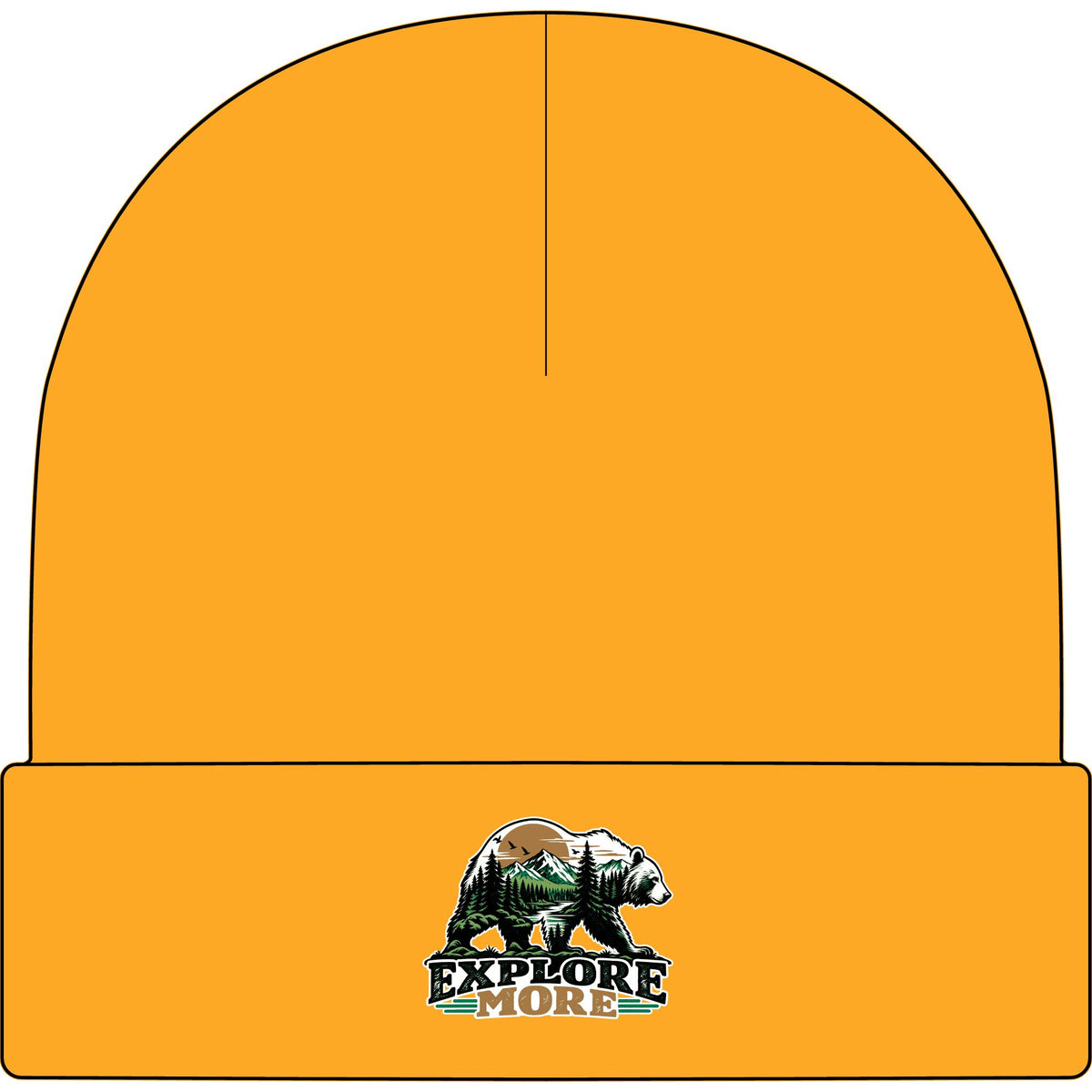 Explore More Bear - AS Colour 1107 Cuff Beanie