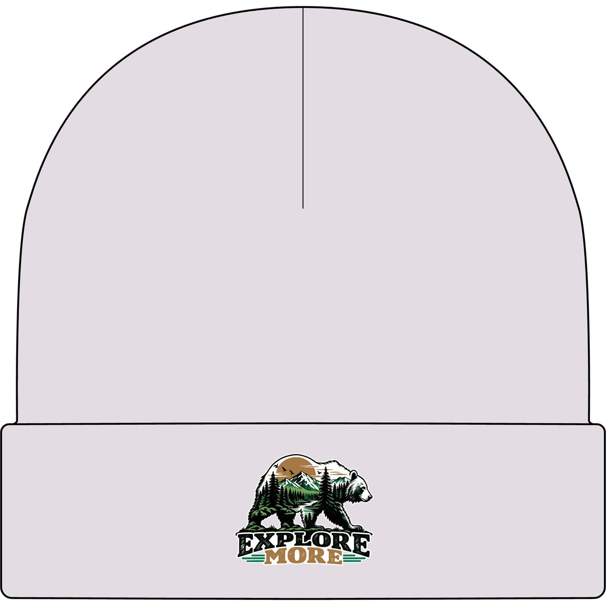 Explore More Bear - AS Colour 1107 Cuff Beanie