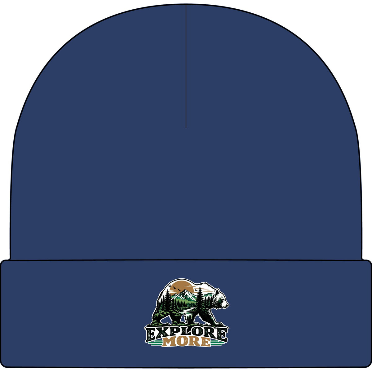 Explore More Bear - AS Colour 1107 Cuff Beanie