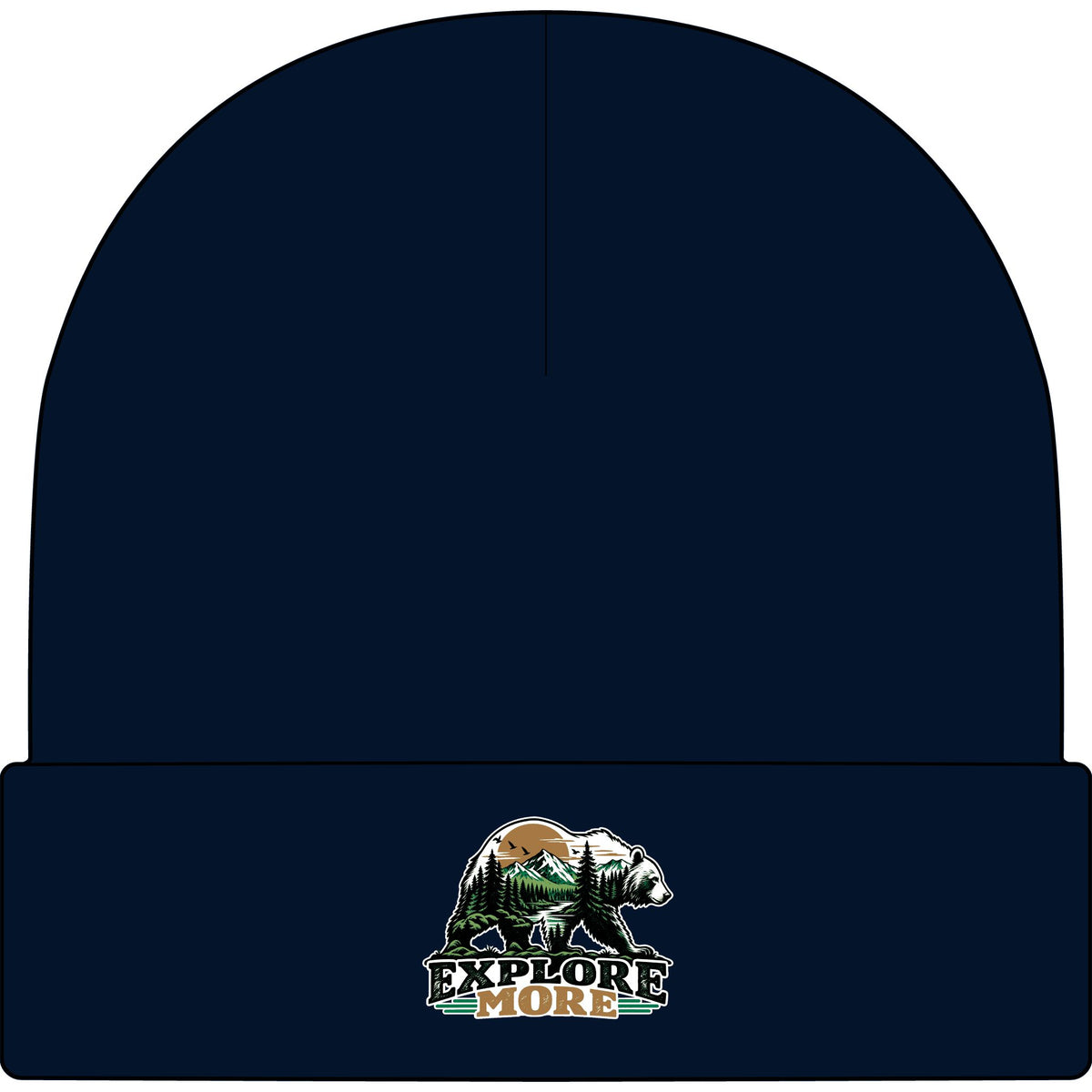 Explore More Bear - AS Colour 1107 Cuff Beanie
