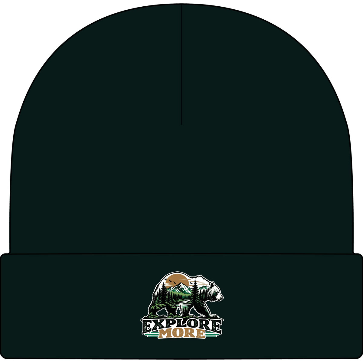 Explore More Bear - AS Colour 1107 Cuff Beanie
