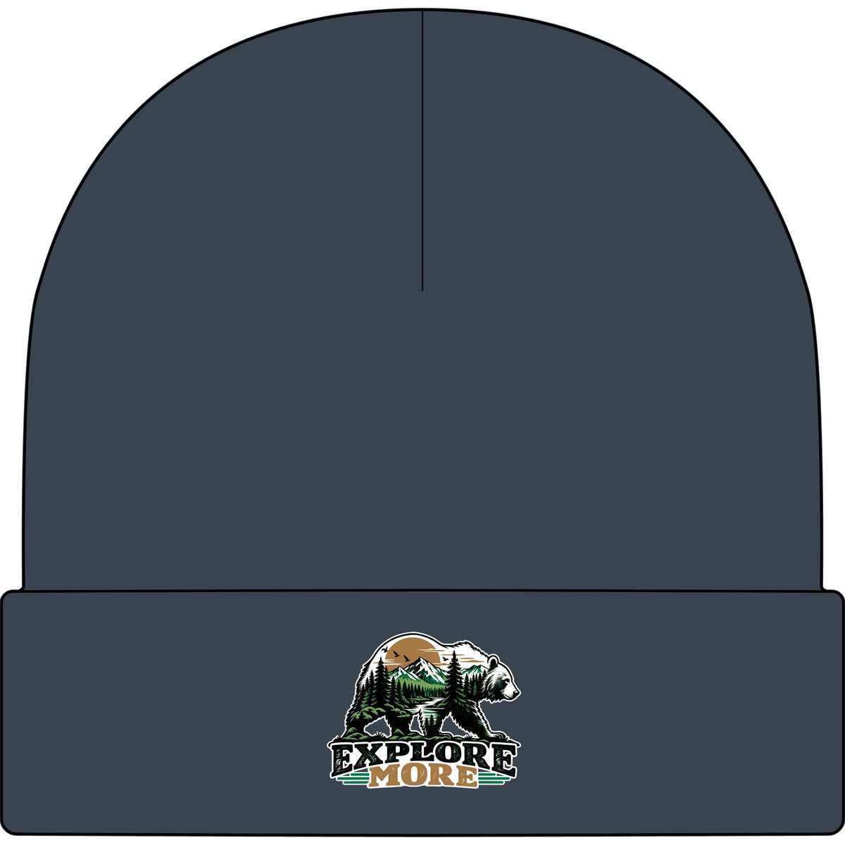 Explore More Bear - AS Colour 1107 Cuff Beanie