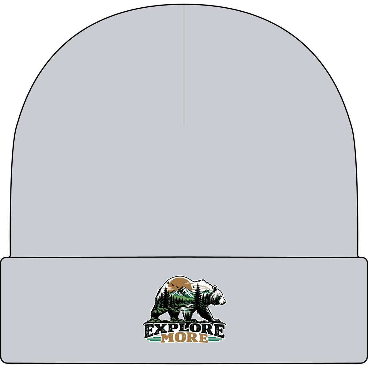 Explore More Bear - AS Colour 1107 Cuff Beanie