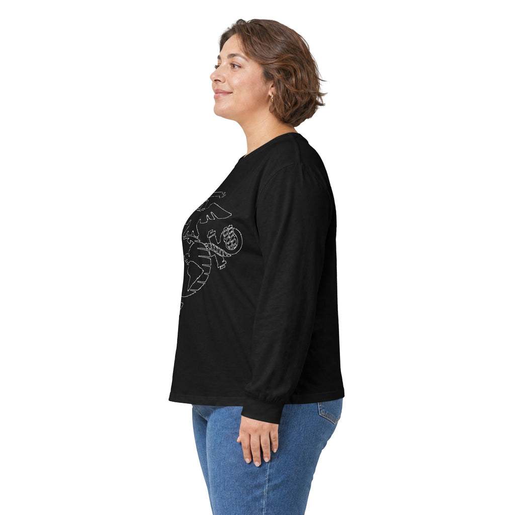 Eagle, Globe & Anchor Emblem - Unisex Ultra Cotton Long Sleeve Tee