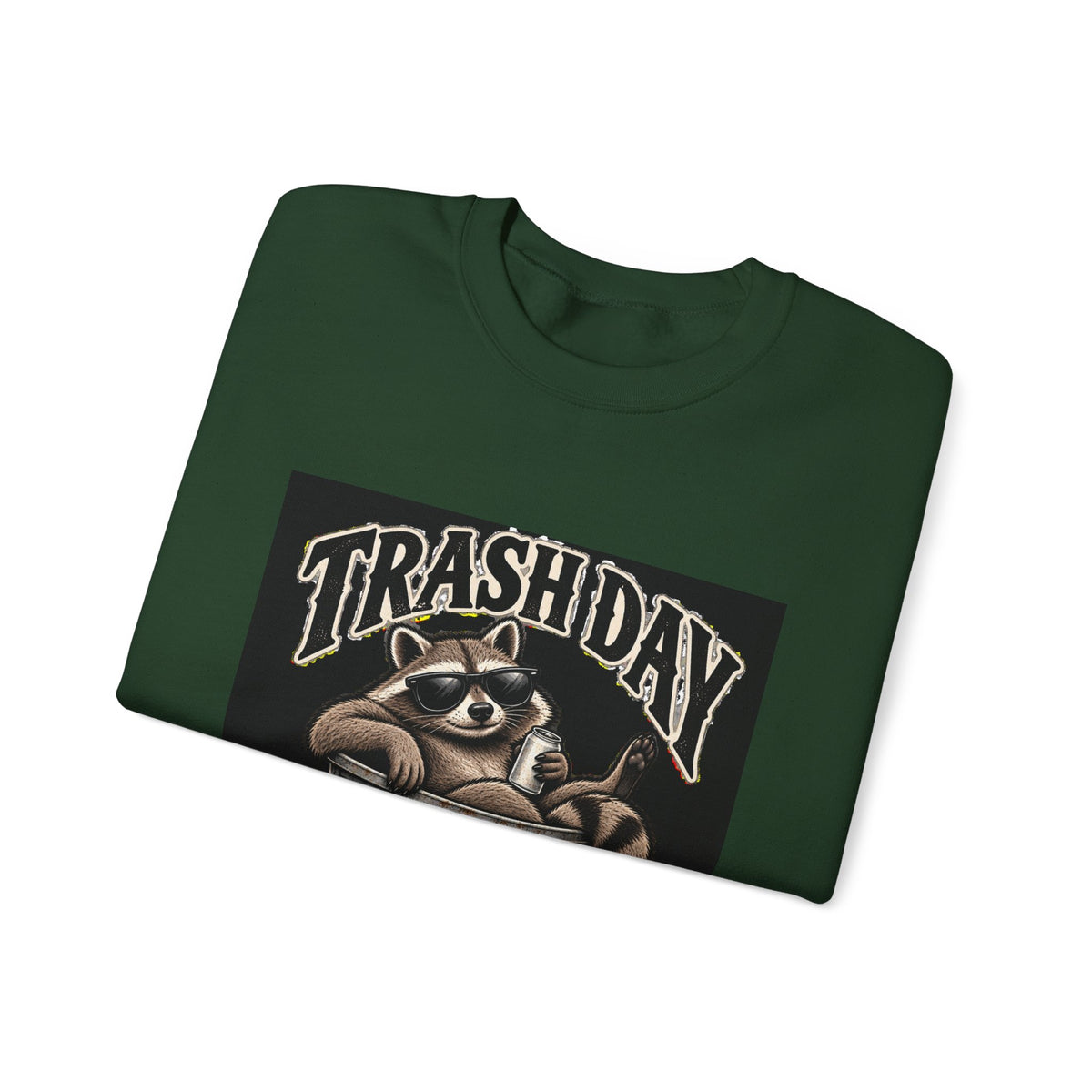 Trash Day Rest Day - Crewneck Sweatshirt