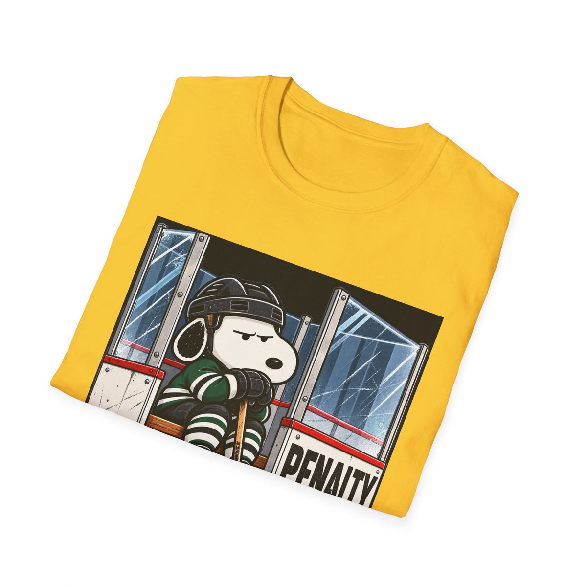 Snoopy Hockey Penalty Box Green - Classic Tee
