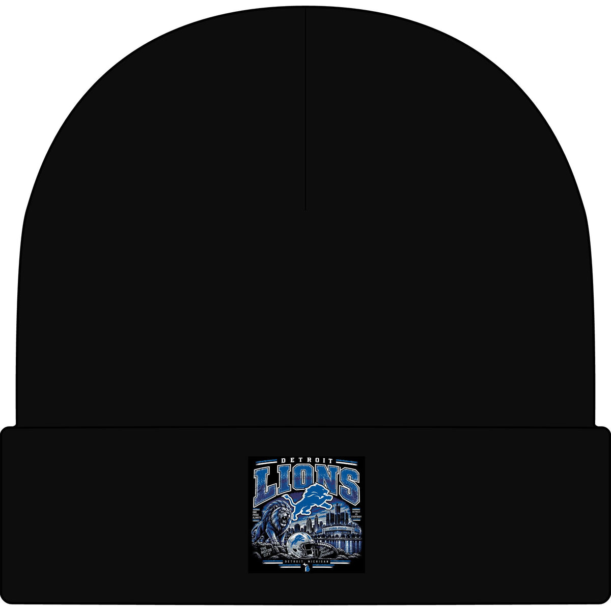 Detroit Lions Grit - AS Colour 1107 Cuff Beanie