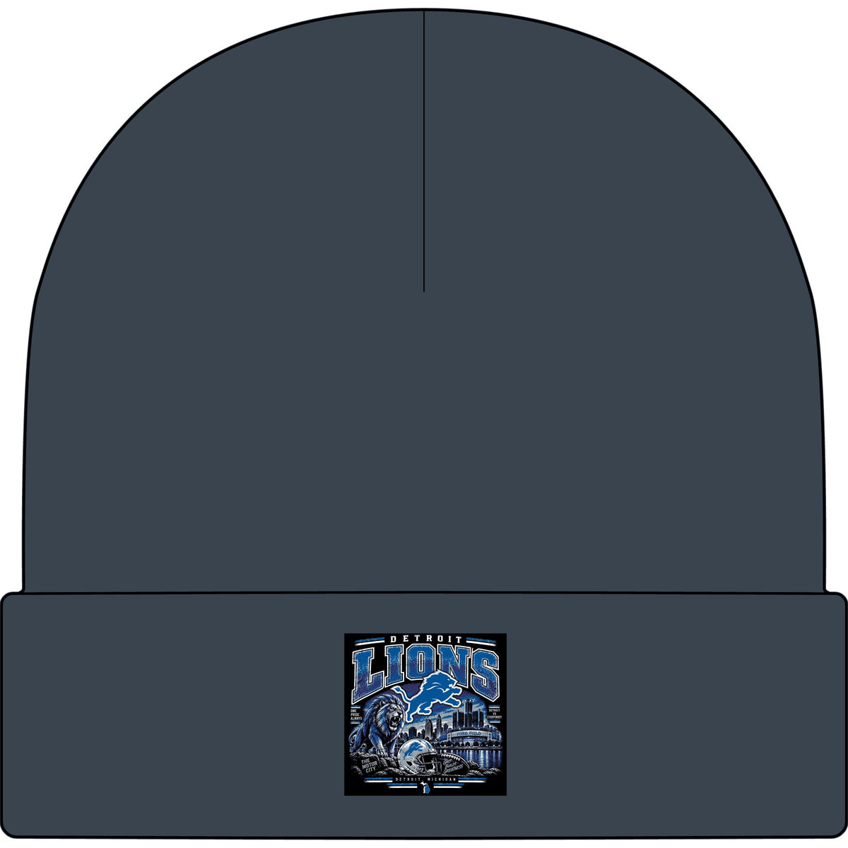 Detroit Lions Grit - AS Colour 1107 Cuff Beanie