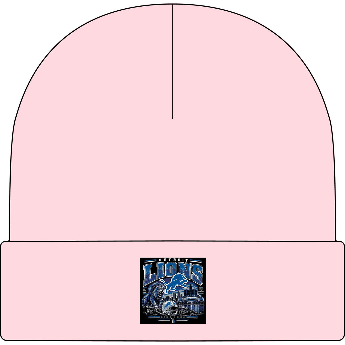 Detroit Lions Grit - AS Colour 1107 Cuff Beanie