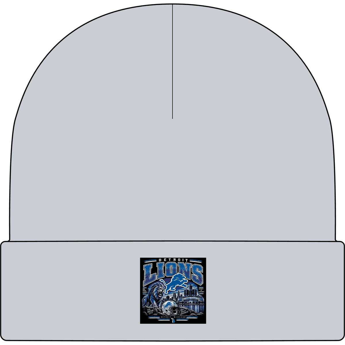 Detroit Lions Grit - AS Colour 1107 Cuff Beanie