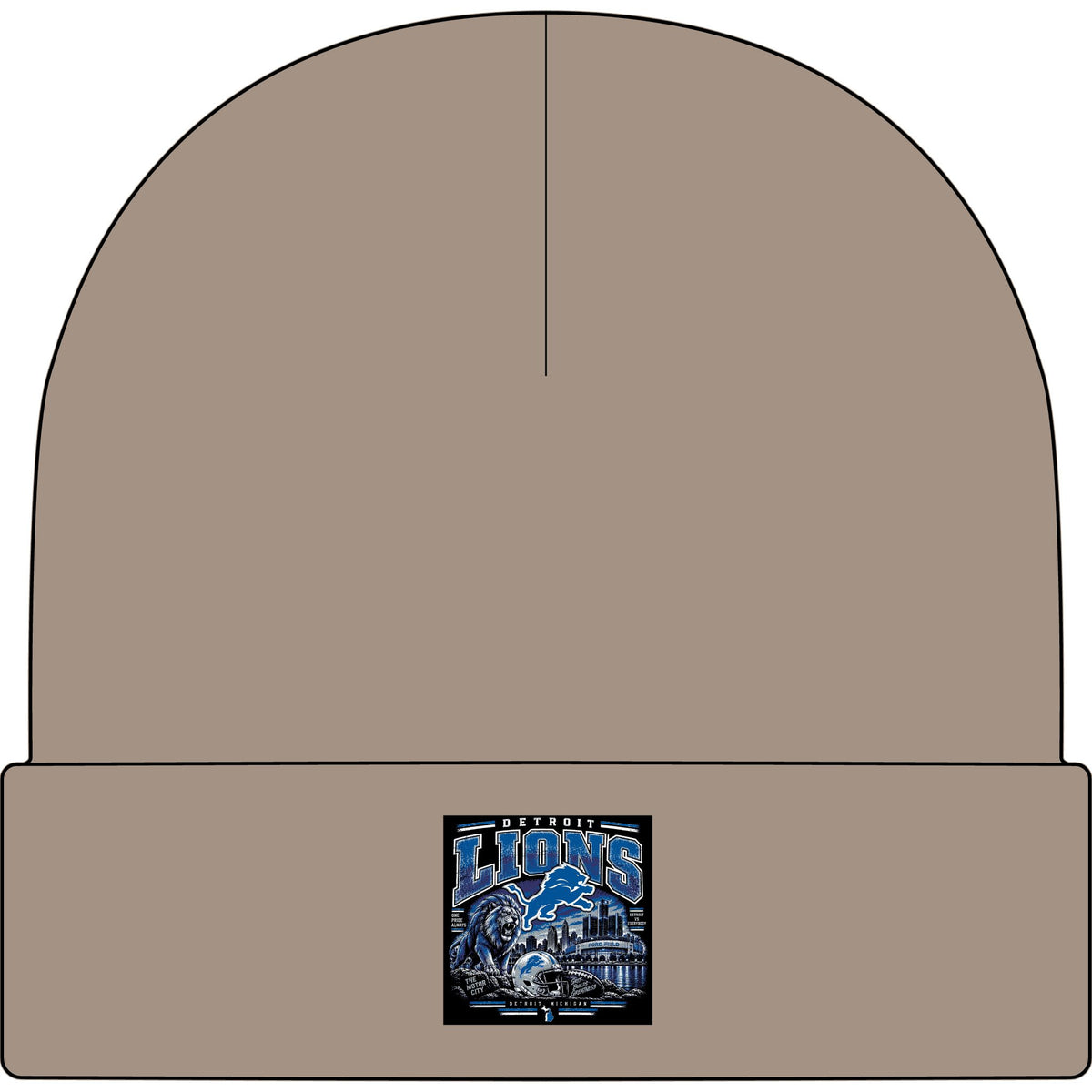Detroit Lions Grit - AS Colour 1107 Cuff Beanie
