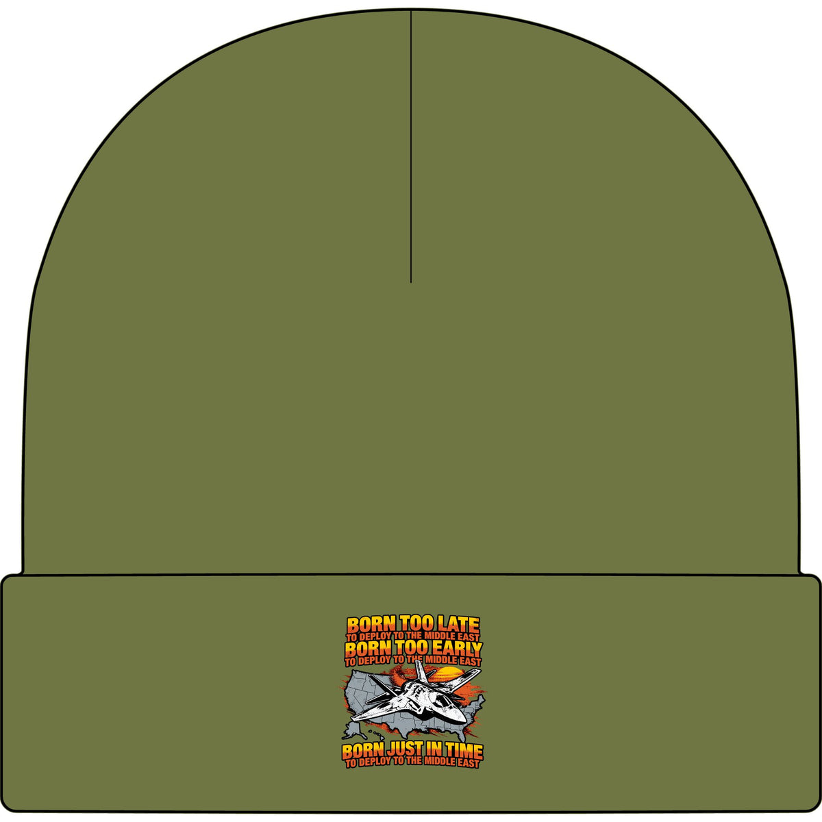 Desert Deployment Tee - AS Colour 1107 Cuff Beanie