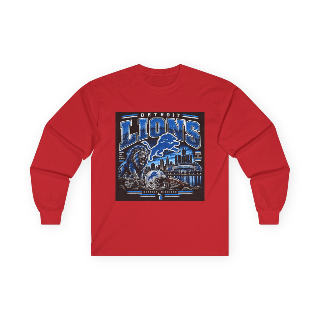 Detroit Lions Grit - Unisex Ultra Cotton Long Sleeve Tee