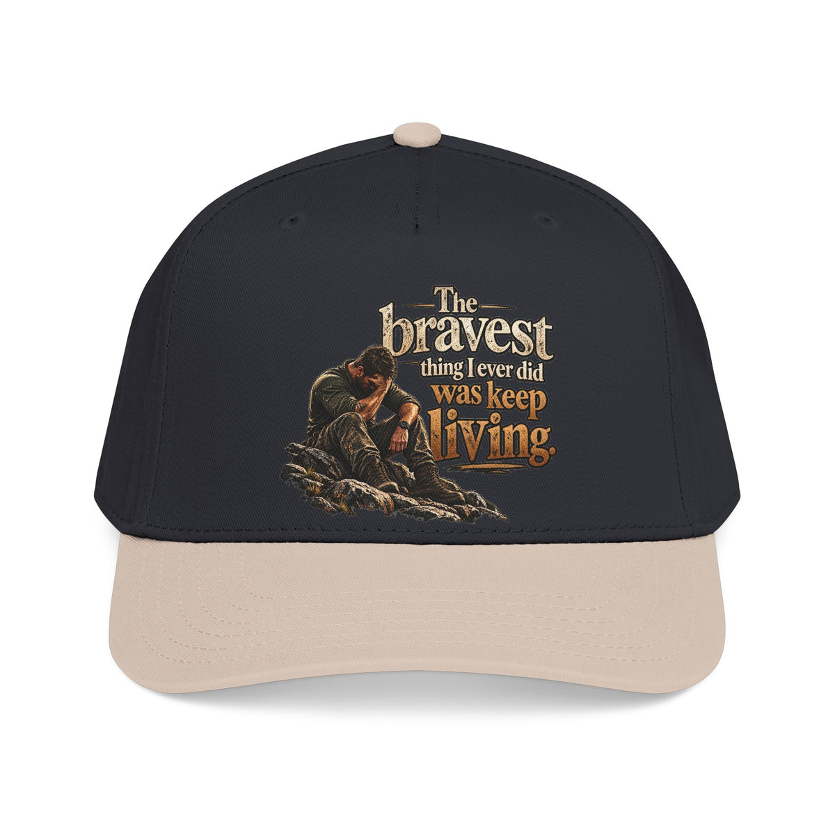 The Bravest Thing I Ever Did Was Keep Living - OTTO Baseball Hat