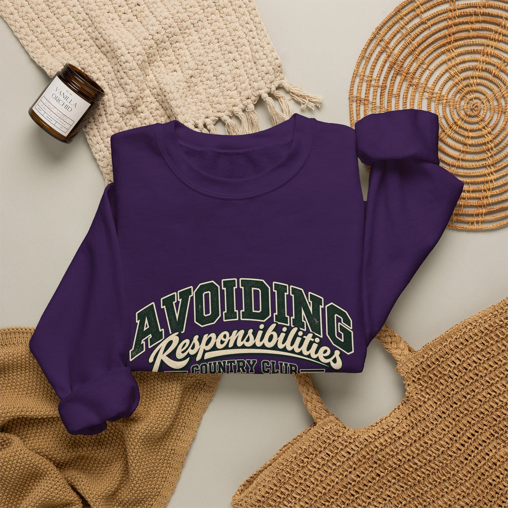 Avoiding Responsibility Country Club - Crewneck Sweatshirt