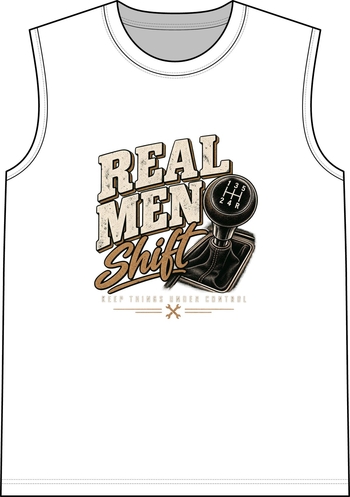 Real Men Shift - Classic Tank