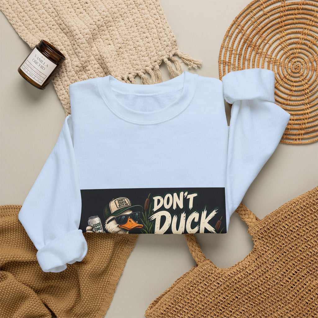 Duck With Me Camo - Crewneck Sweatshirt