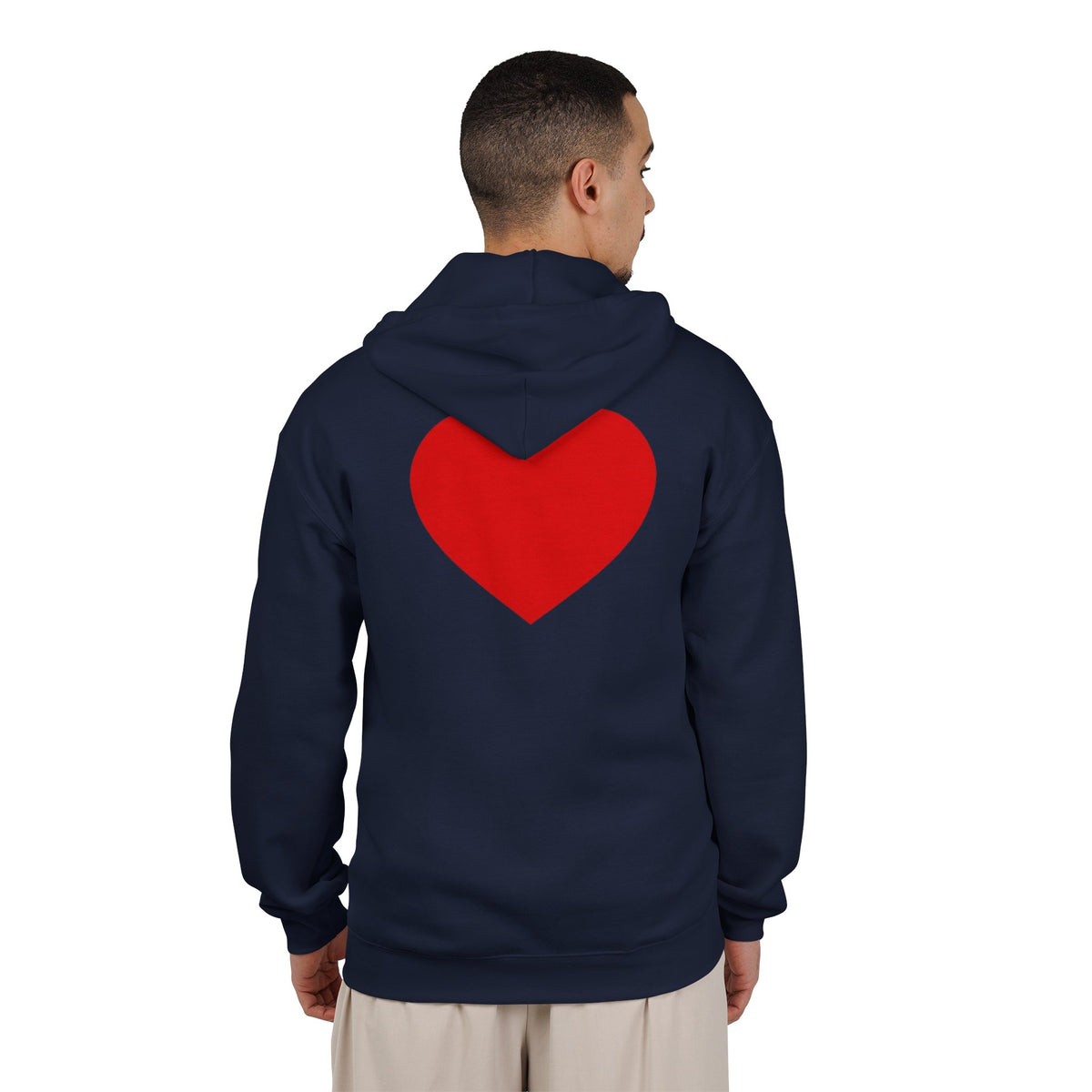 Heart - Full-Zip Hooded Sweatshirt
