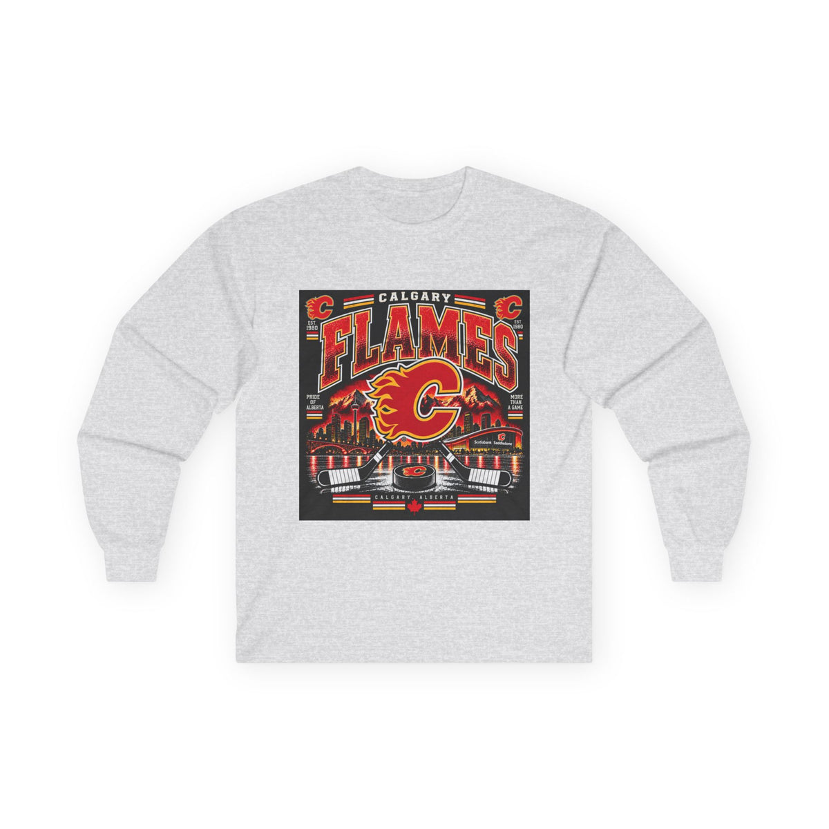 Calgary Flames Pride - Unisex Ultra Cotton Long Sleeve Tee