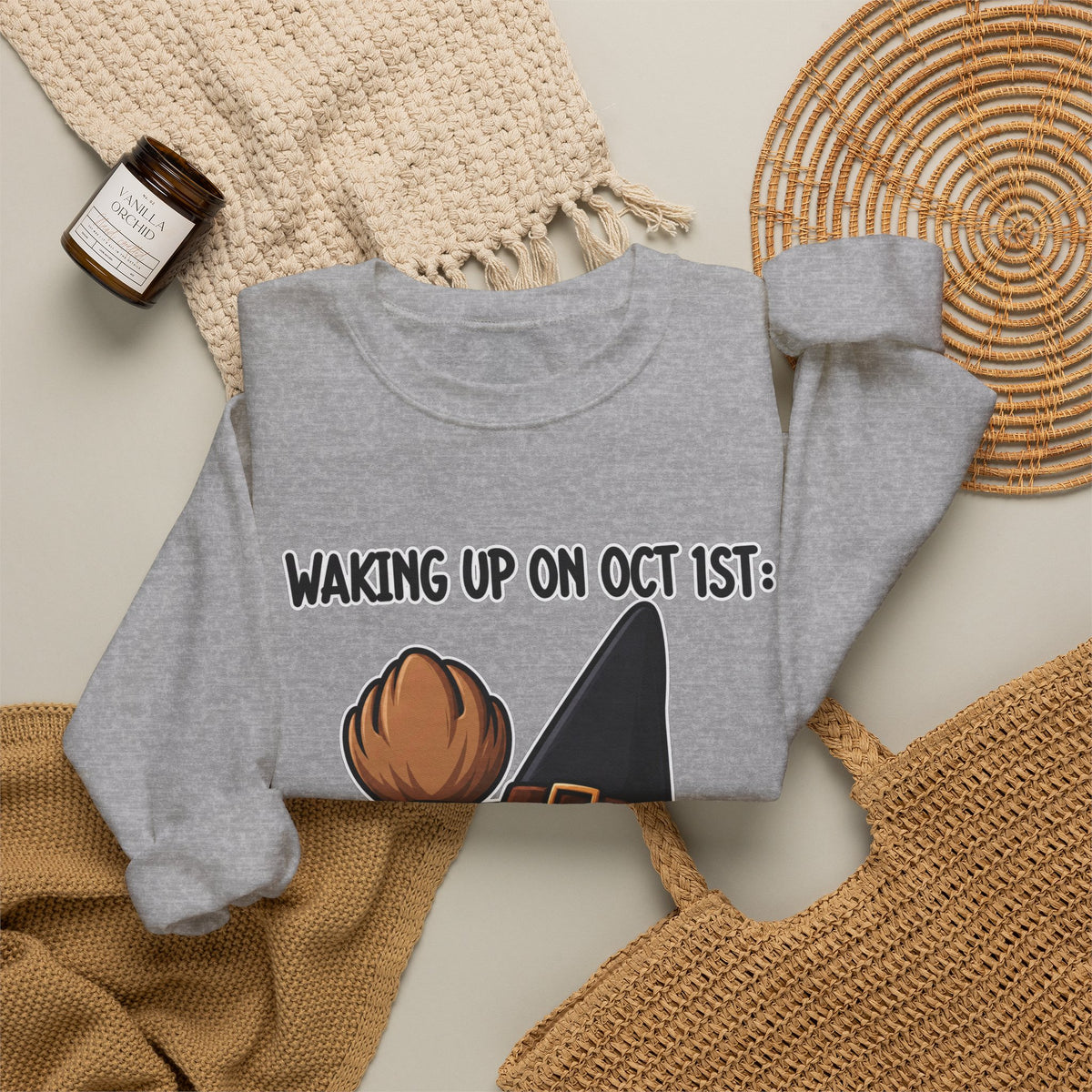 Waking Up On Oct 1st - Crewneck Sweatshirt