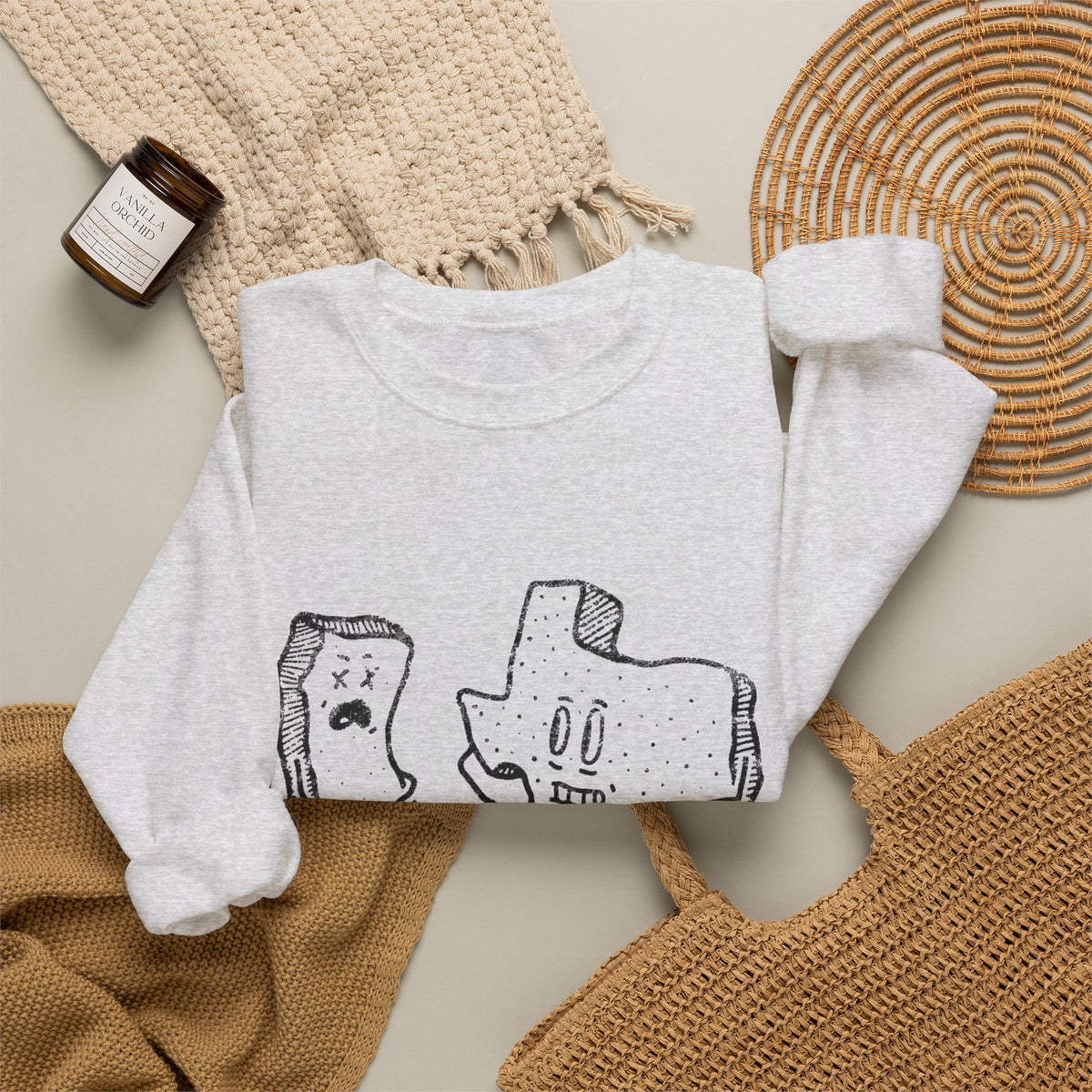 Texas v California - Crewneck Sweatshirt