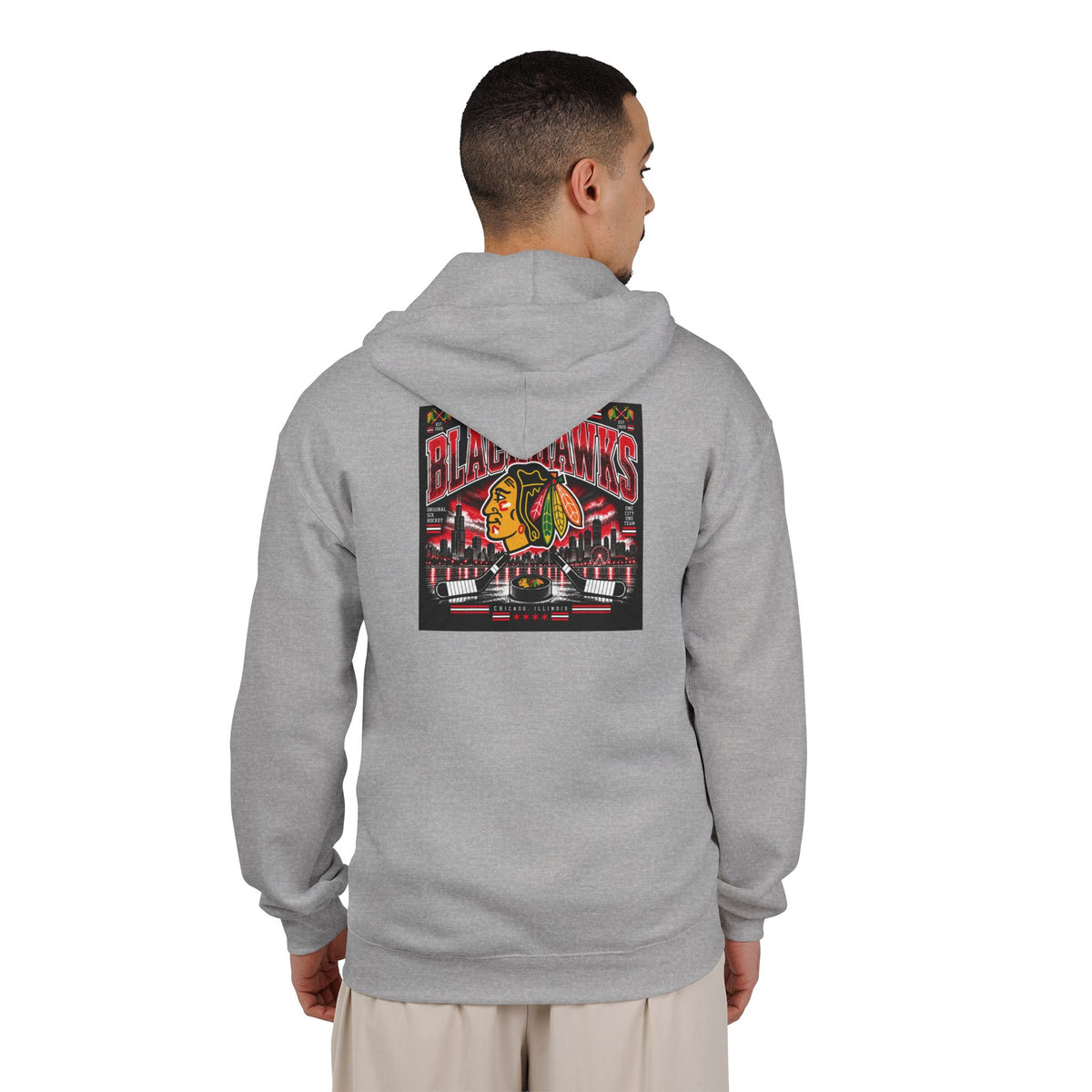 Chicago Blackhawks - Full-Zip Hooded Sweatshirt