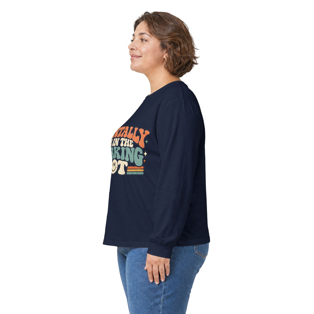 Secretly Plotting Dark Parking - Unisex Ultra Cotton Long Sleeve Tee