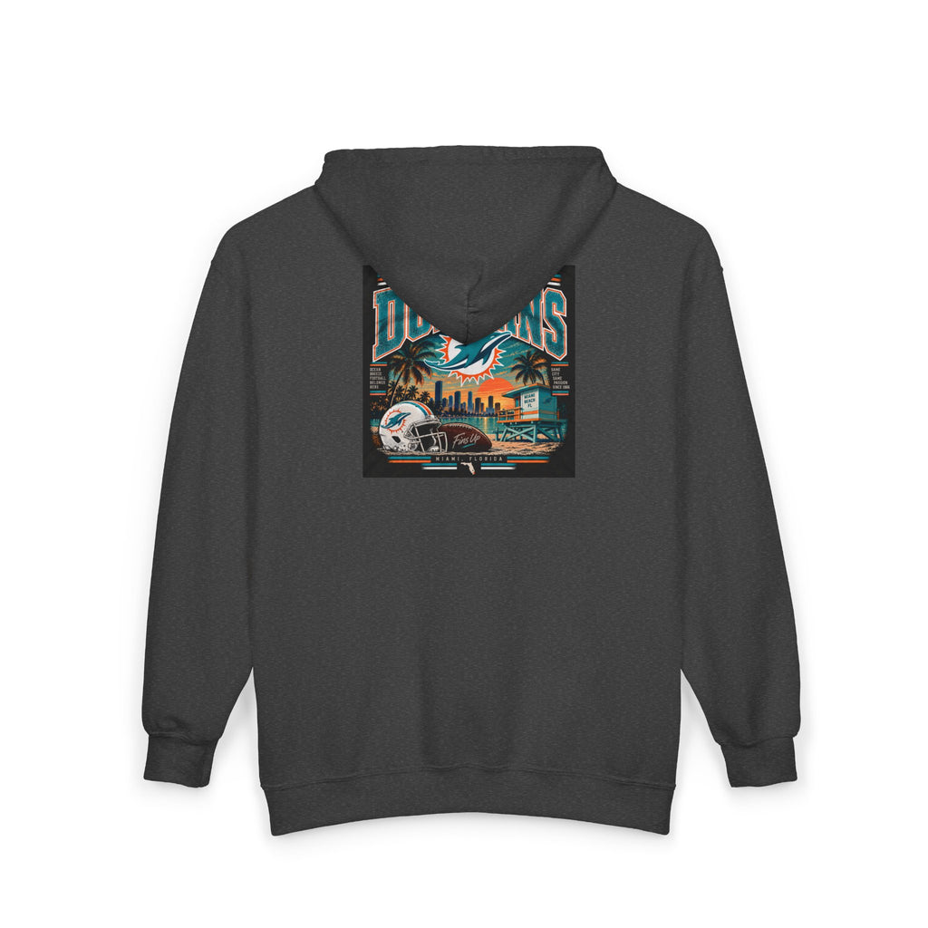 Miami Dolphins - Full-Zip Hooded Sweatshirt