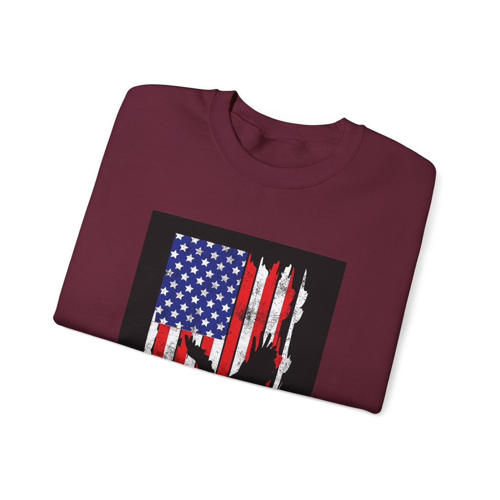 Old Glory Eagle - Crewneck Sweatshirt