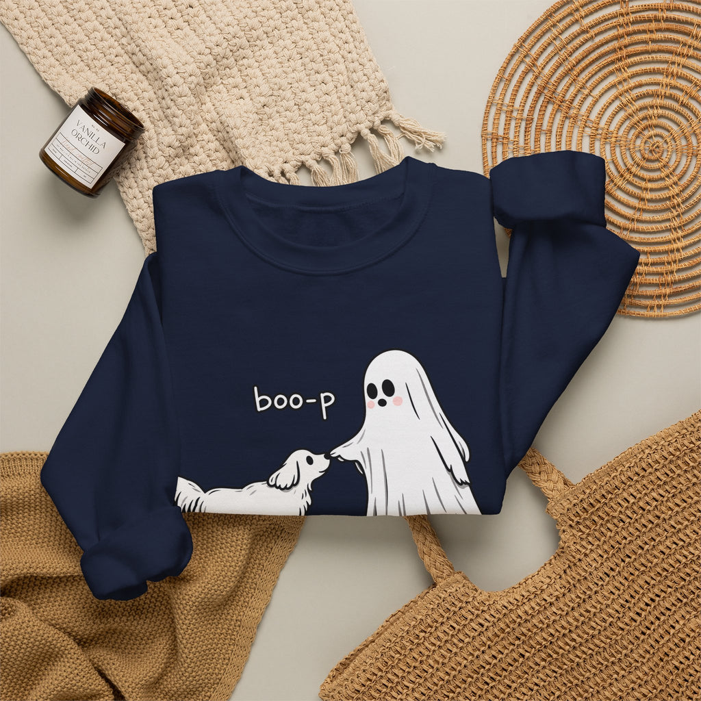 Boo-p Ghost and Dog - Crewneck Sweatshirt