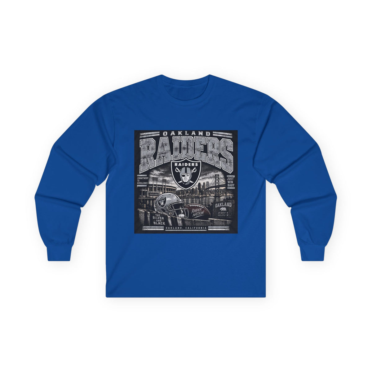 Oakland Raiders Black Heritage - Unisex Ultra Cotton Long Sleeve Tee