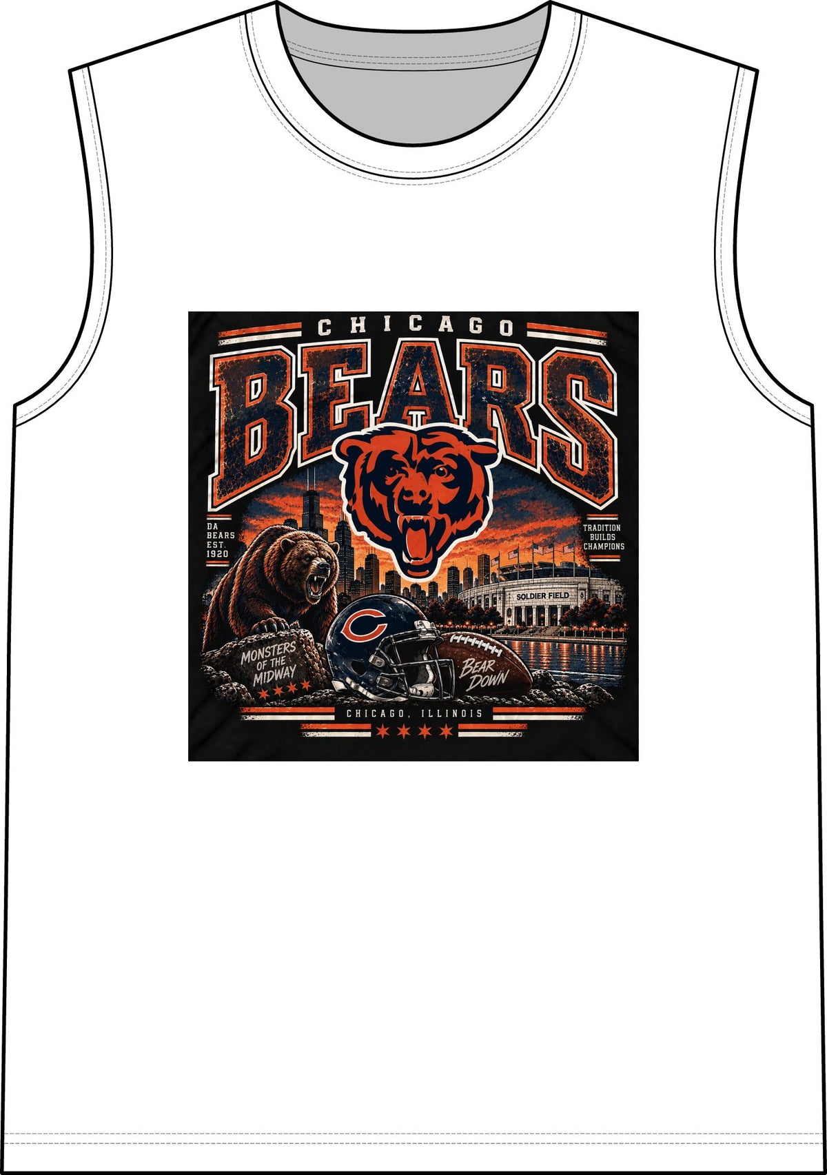 Chicago Bears Pride - Classic Tank