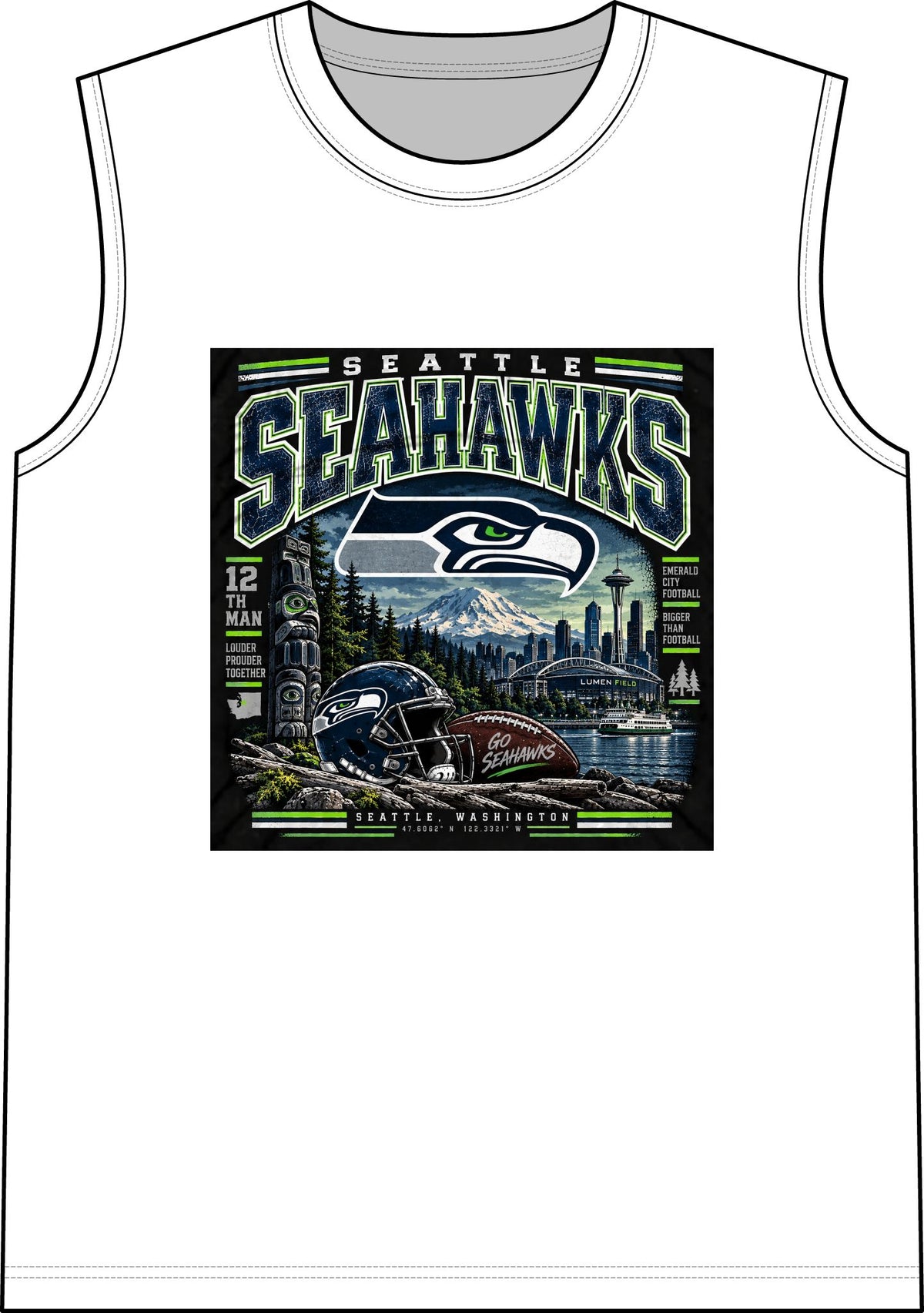 Seattle Seahawks Pride - Classic Tank