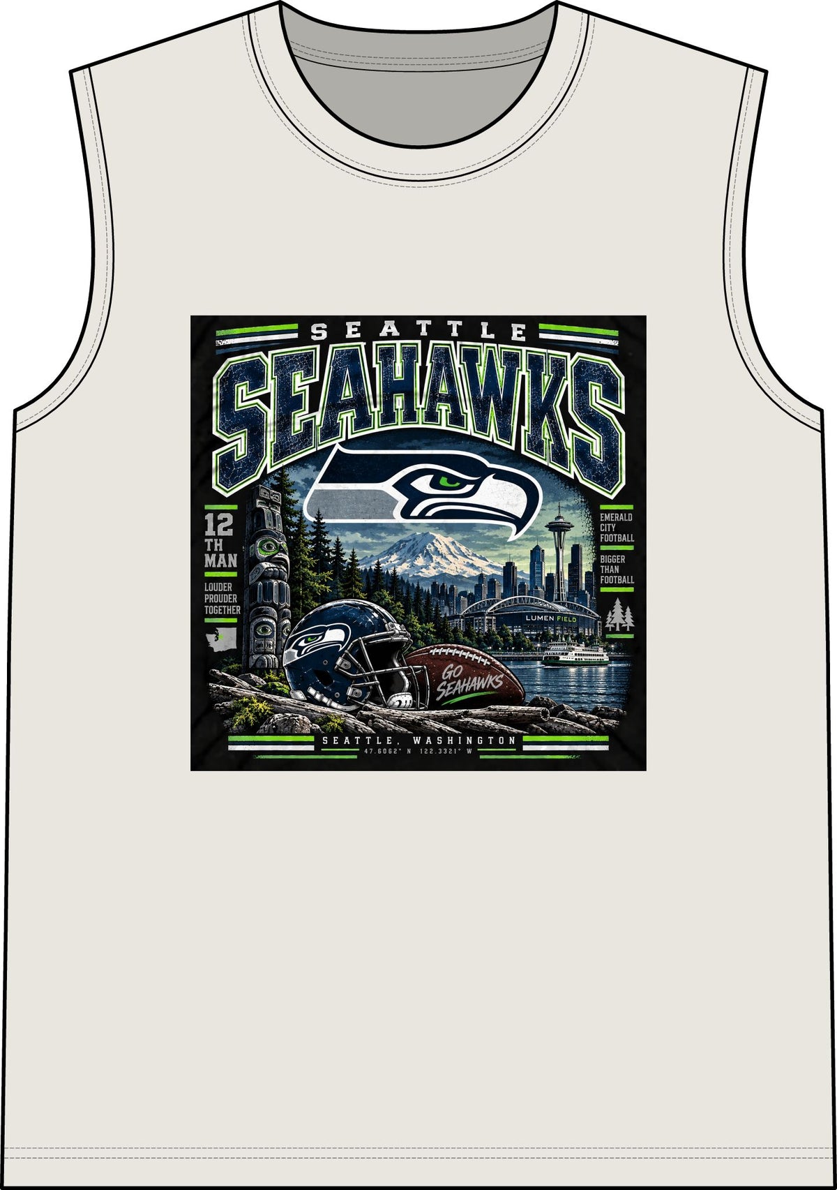Seattle Seahawks Pride - Classic Tank