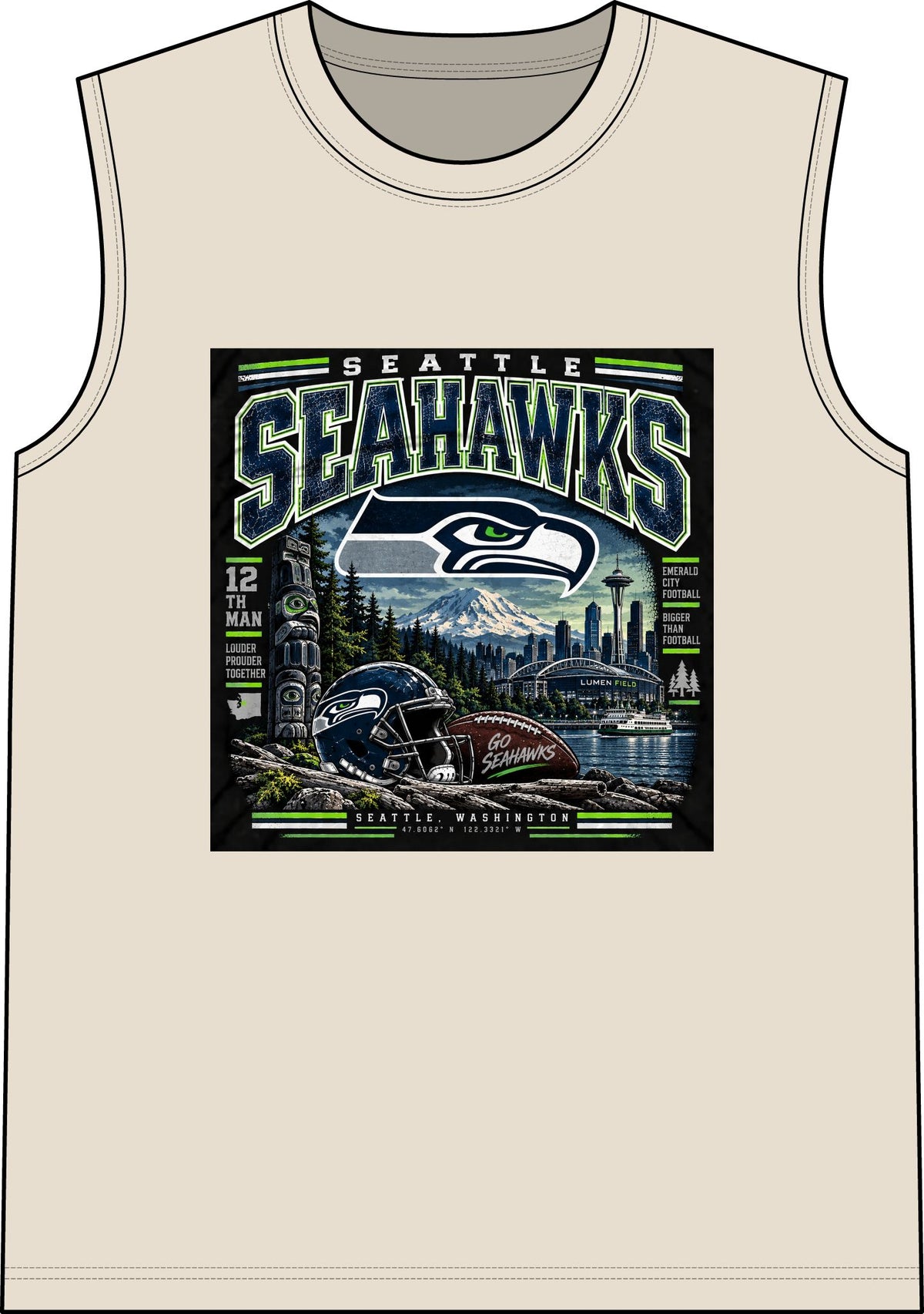 Seattle Seahawks Pride - Classic Tank