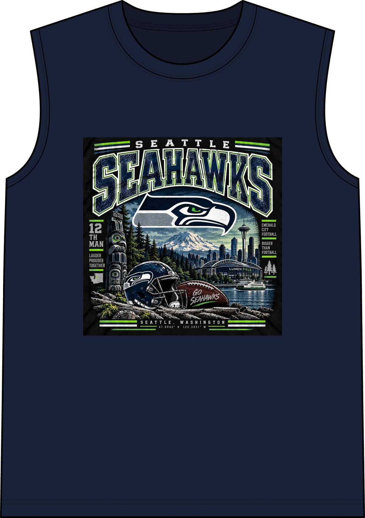 Seattle Seahawks Pride - Classic Tank