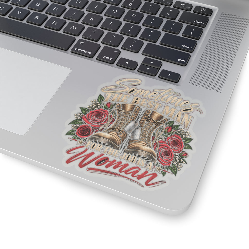 Best Man for the Job - Kiss-Cut Sticker