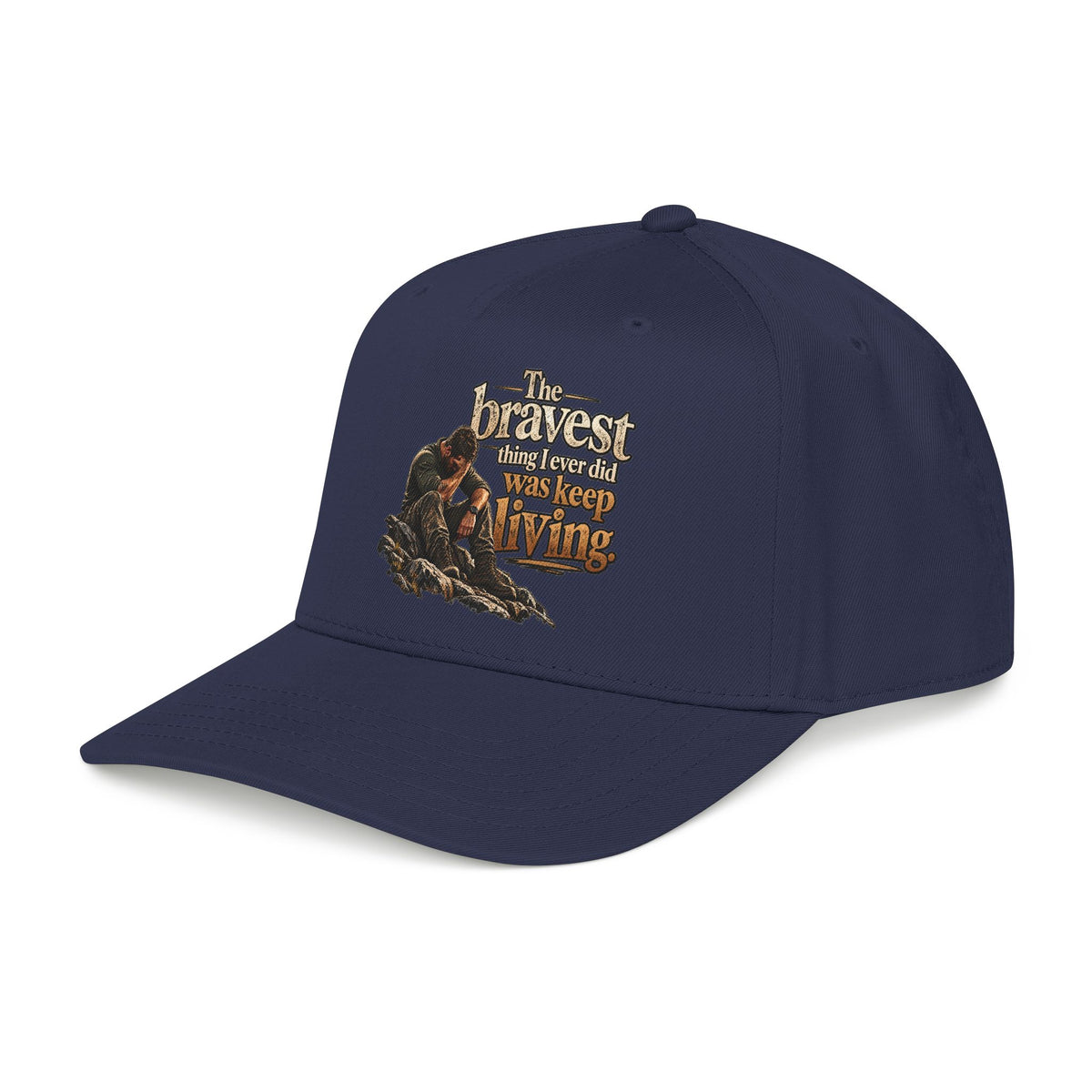 The Bravest Thing I Ever Did Was Keep Living - OTTO Baseball Hat