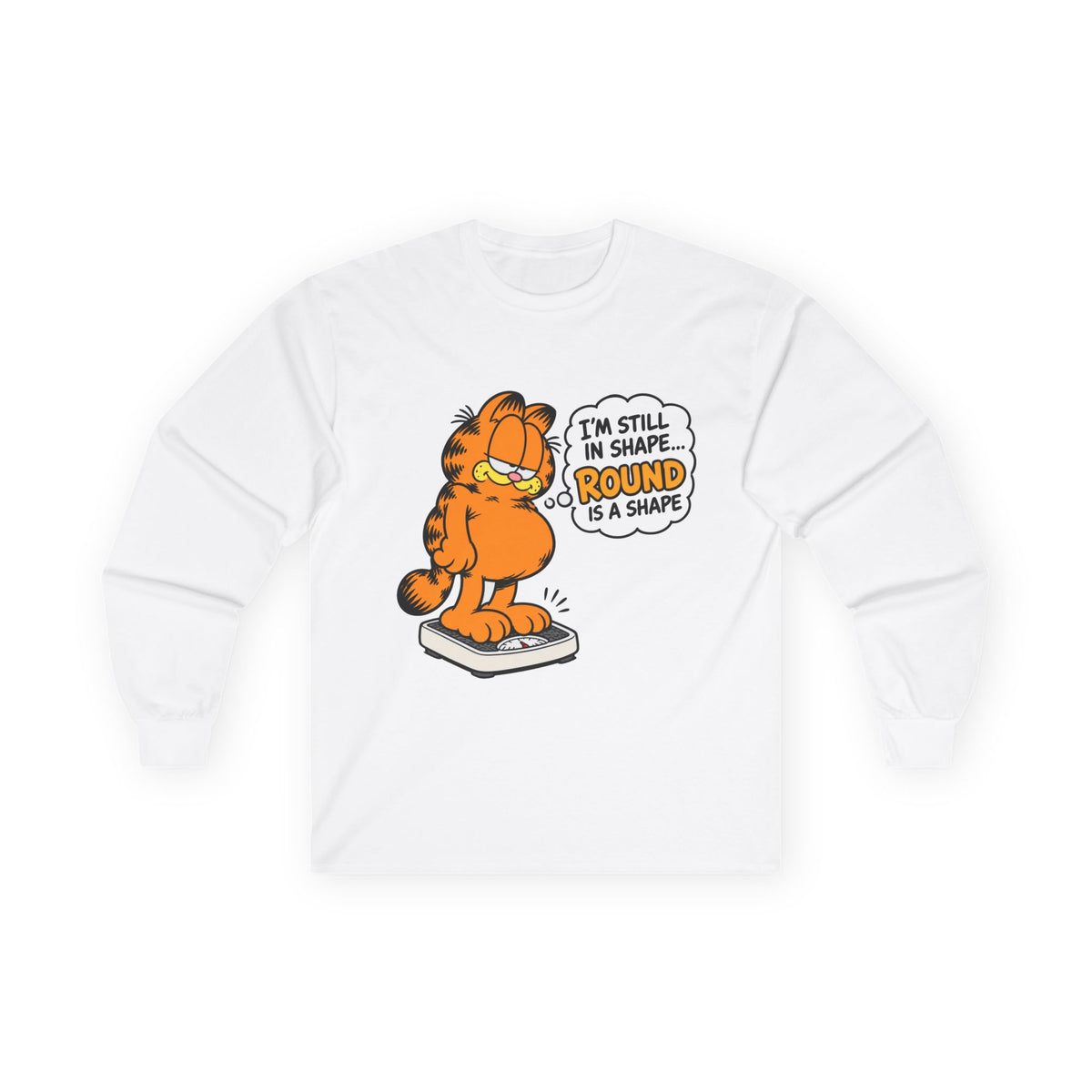 Round Shape Garfield - Unisex Ultra Cotton Long Sleeve Tee