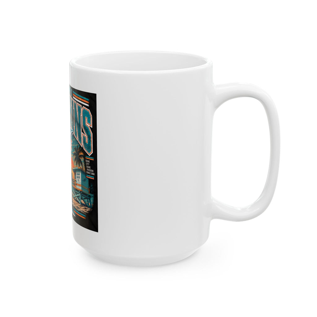 Miami Dolphins Paradise - Ceramic Mug 11oz and 15oz