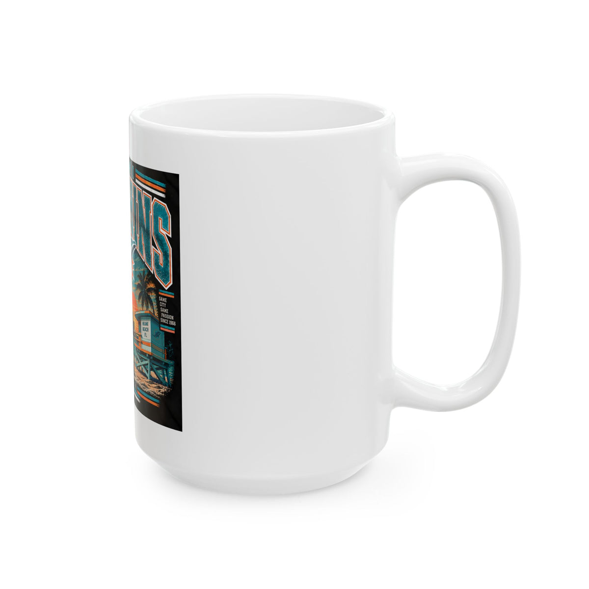 Miami Dolphins Paradise - Ceramic Mug 11oz and 15oz