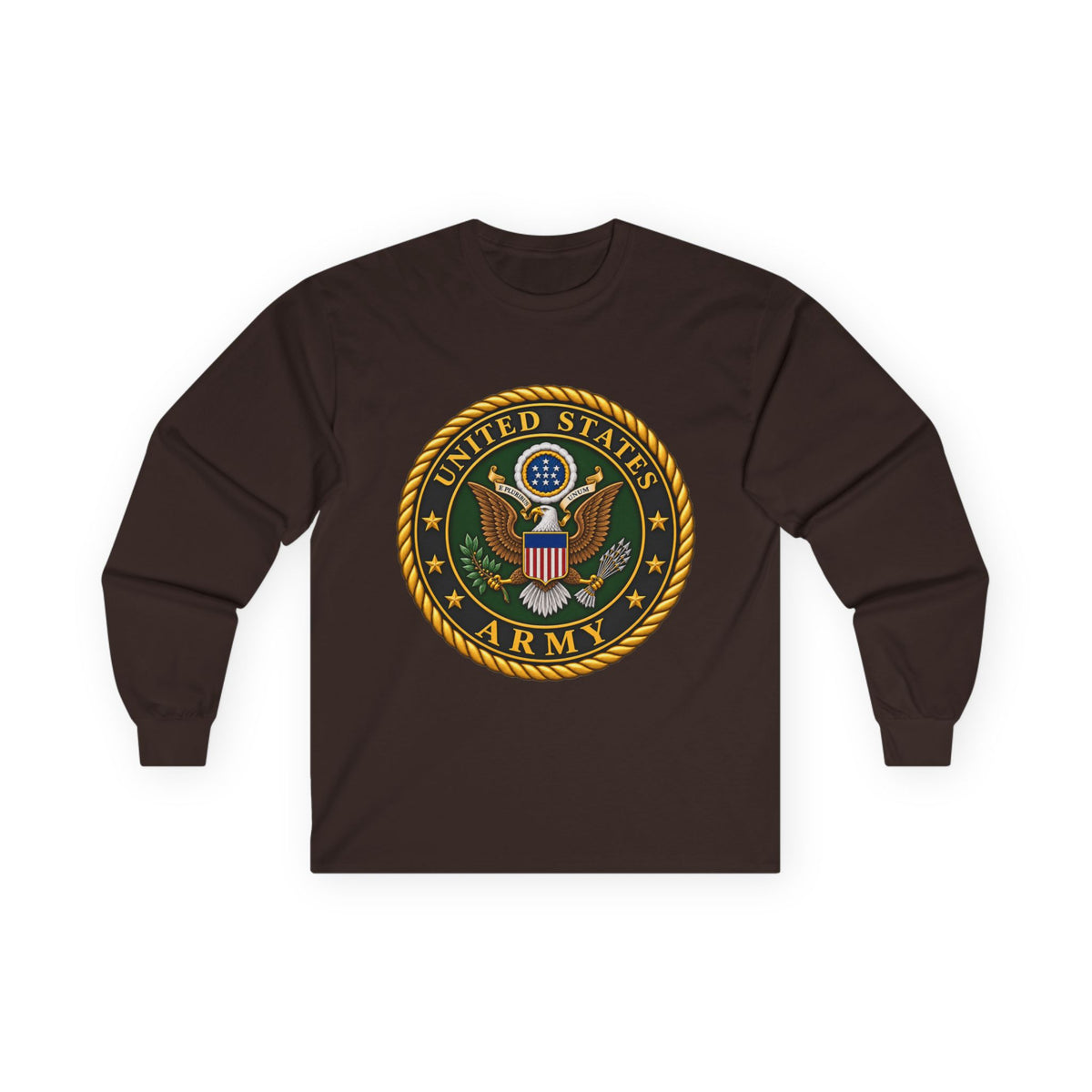 U.S. Army Emblem - Unisex Ultra Cotton Long Sleeve Tee